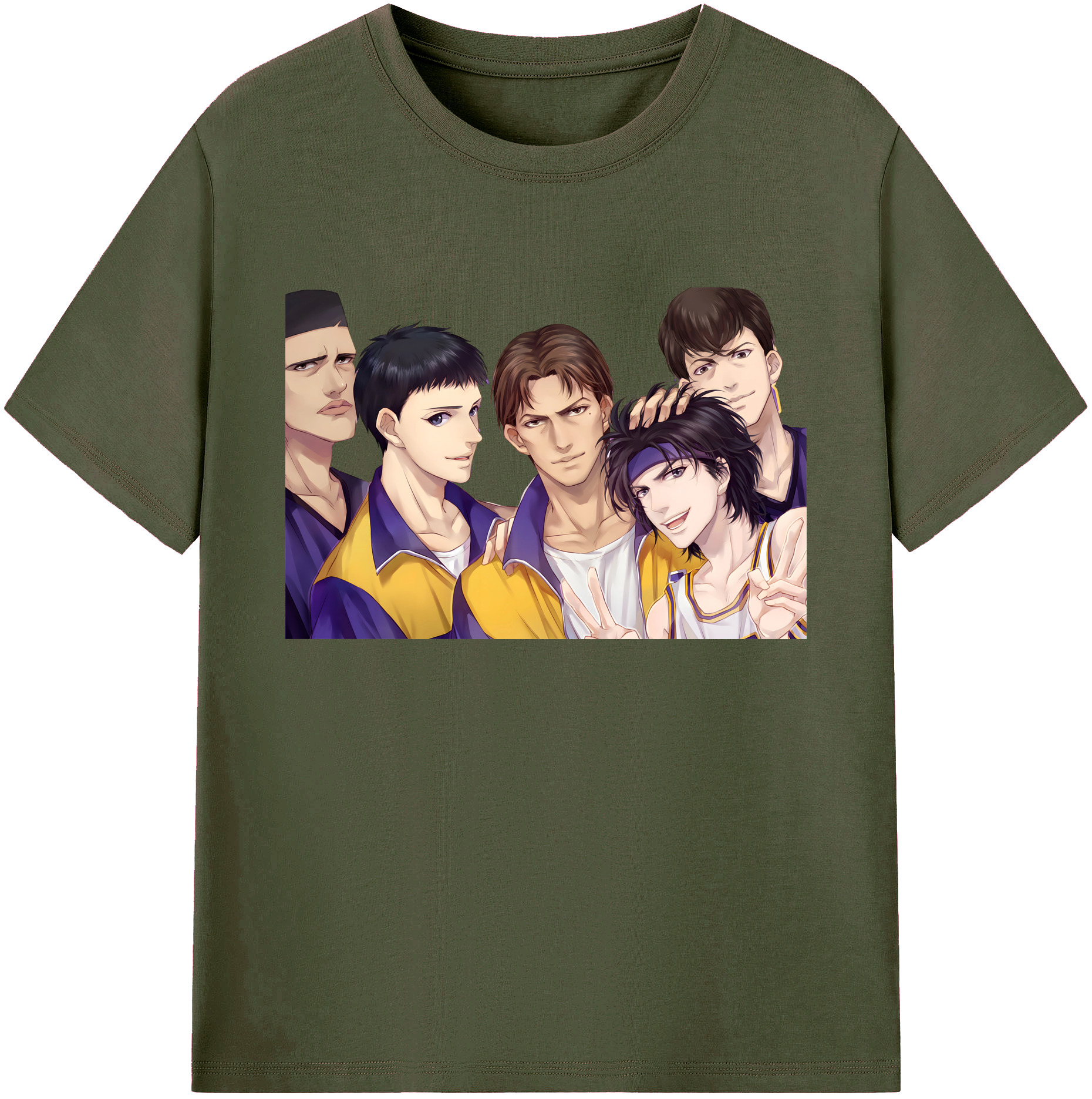 （画像用） SLAM DUNK／スラムダンク 綿100％ メンズ半袖Tシャツ｜肌触りやわらか＆通気性